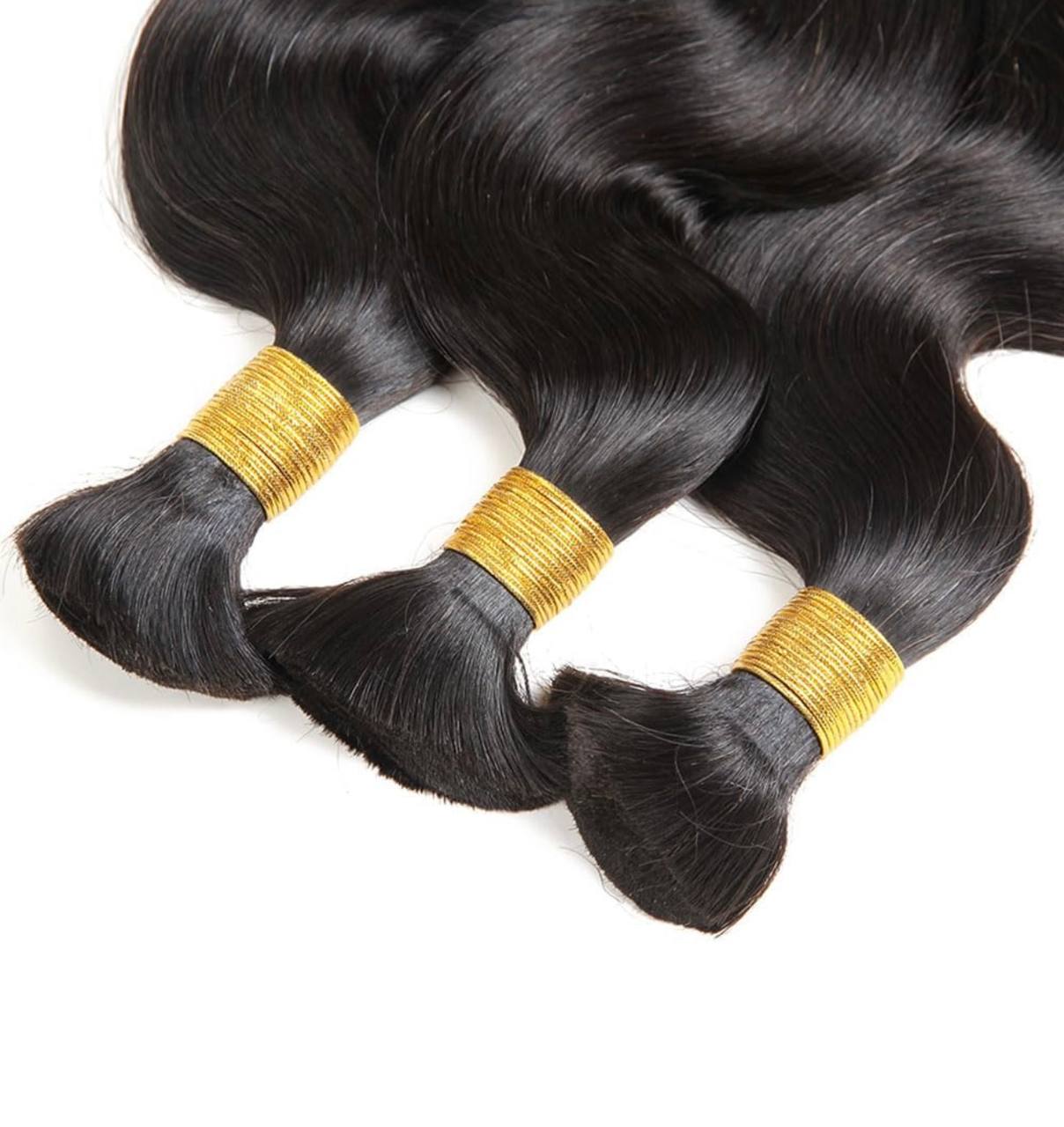 Vietnamese Body Wave Bulk Braiding Hair, 100% Virgin Human Hair