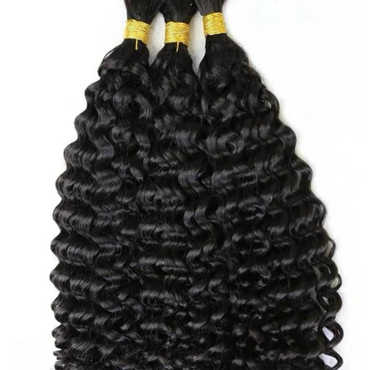 Virgin Italian Wave Bulk Braiding Hair, 100% Virgin Human Hair