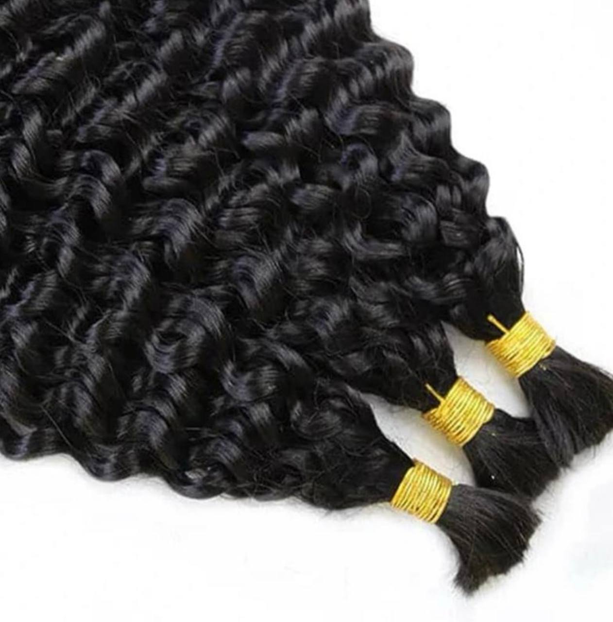 Virgin Italian Wave Bulk Braiding Hair, 100% Virgin Human Hair