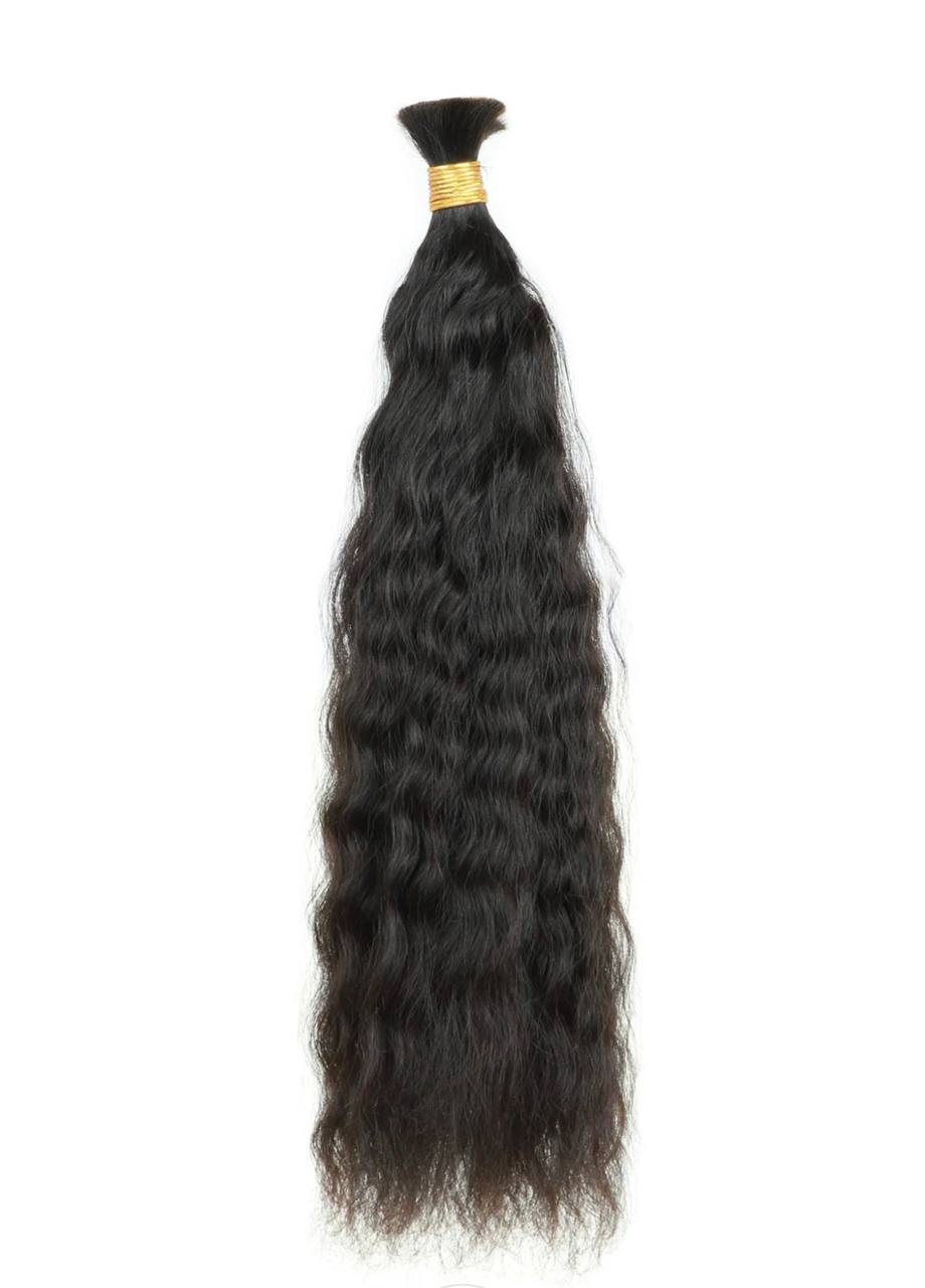 Virgin Wet and Wavy Bulk Human Hair, 100% Virgin Braiding Human Hair No Weft