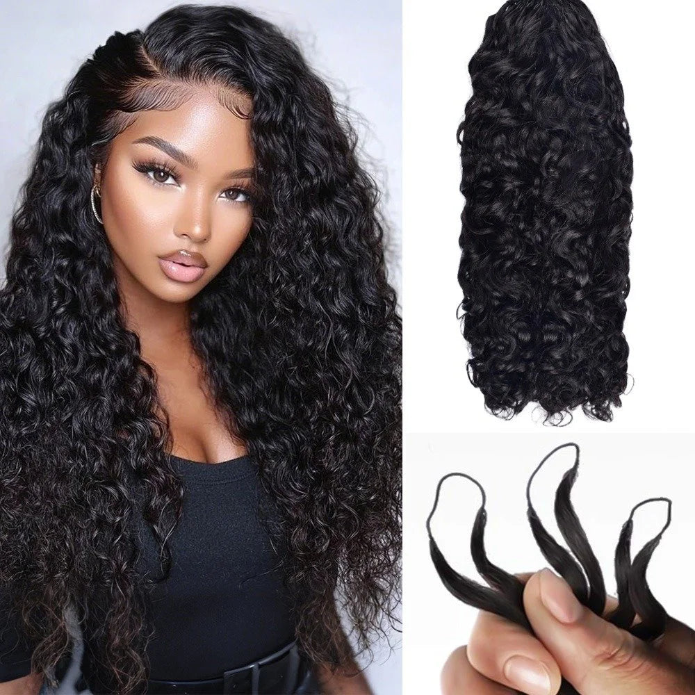 Burmese Curly Crochet Human Hair
