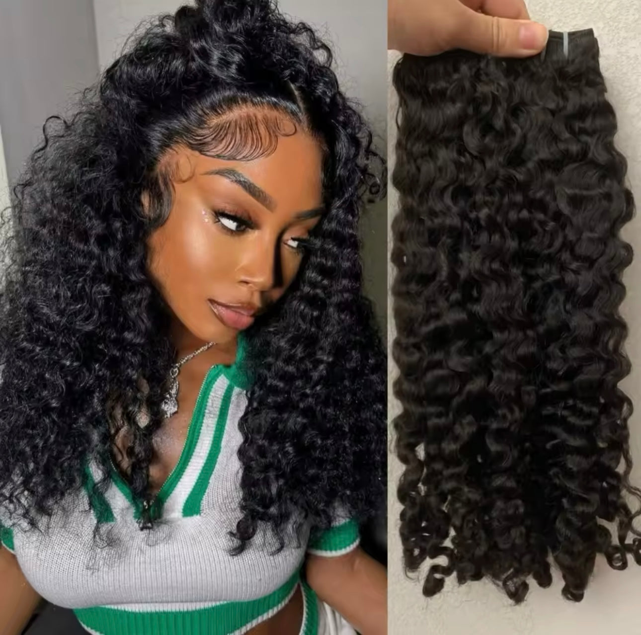 Cambodian Virgin Deep Wave Human Hair Bundles