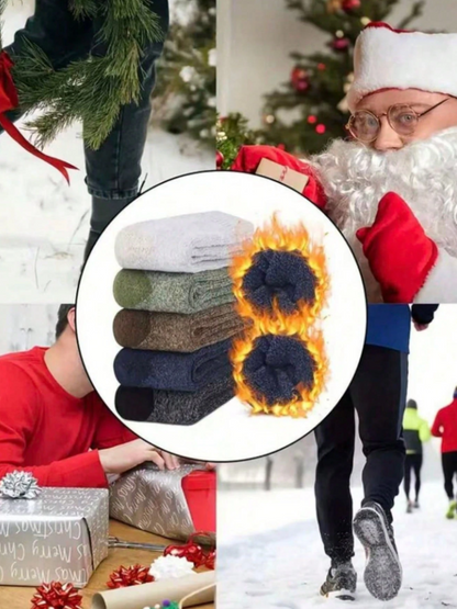 Men’s Thick Wool Crew Socks – Warm Hiking & Outdoor Sports Socks (5/3/1 Pair Pack, Random Delivery)  If you want an even shorter or more catchy version, tell me!