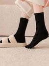 4pairs Women Warm Socks Thick Thermal Terry Socks For Winter Crew Socks