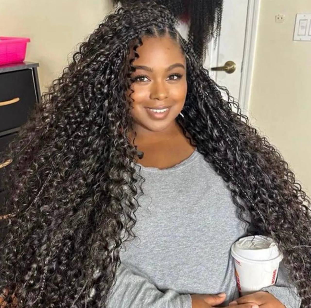Virgin Italian Wave Bulk Braiding Hair, 100% Virgin Human Hair