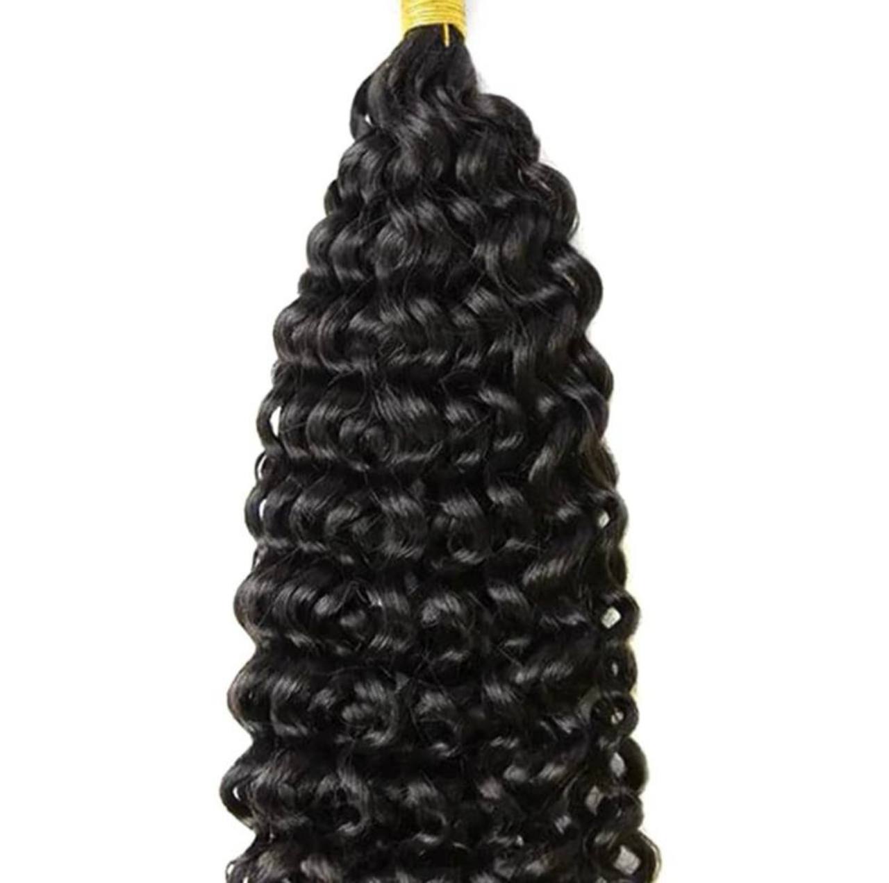 Virgin Italian Wave Bulk Braiding Hair, 100% Virgin Human Hair