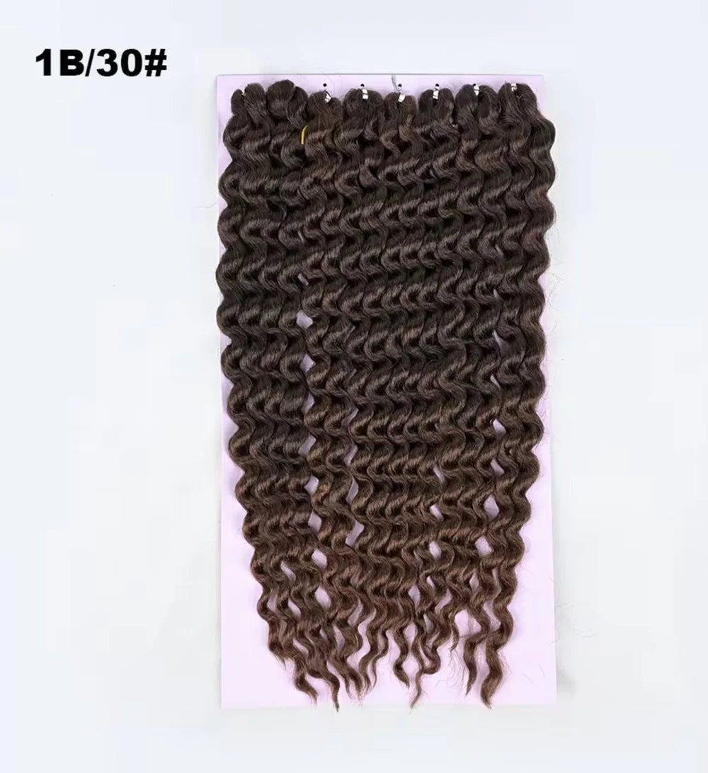 Beach Wave Premium Synthetic Fiber Crochet Hair
